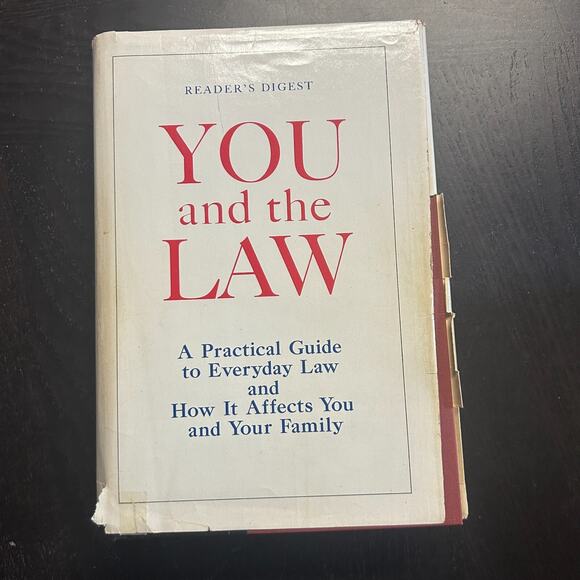 Vintage "You and the Law" Reader's Digest (1971, Hardcover) w Dust Jacket - Picture 1 of 6